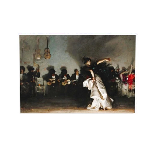 YANMING El Jaleo 1882 John Singer Sargent Wall Art Poster Gifts Bedroom Prints Home Decor Hanging Picture Canvas Painting Posters 08x12inch(20x30cm)