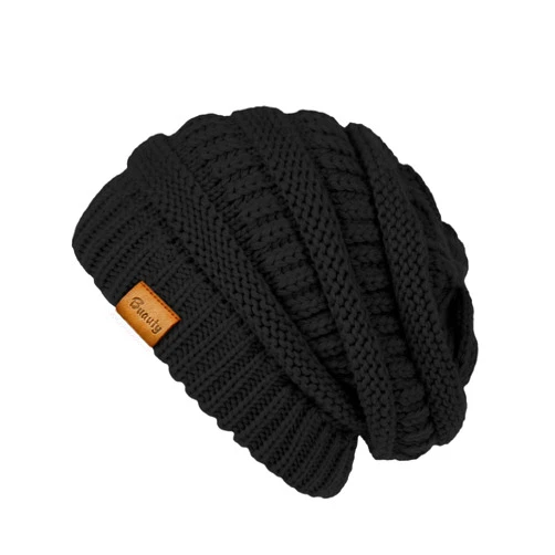 Buauty Slouchy Beanies for Women Cable Knit Winter Hats Ladies Gifts Chunky Skull Cap Thick Warm Stocking Caps for Cold Weather