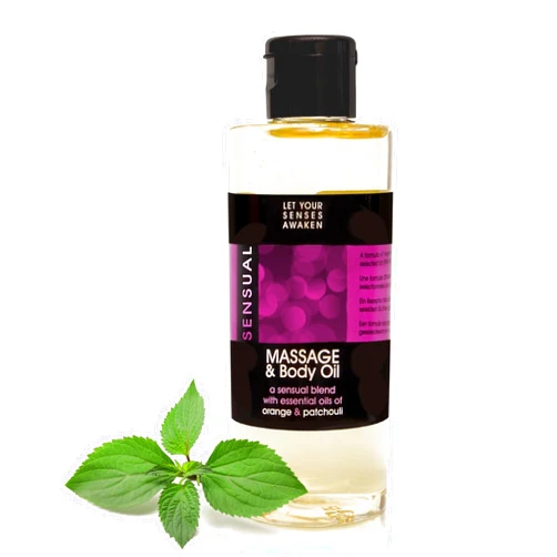 LOVE PLAY Relaxing Massage Oil for Sore Muscles - Vegan Massage and Body Oil for Massage Therapy with Essential Oils 6.76 Fl Oz