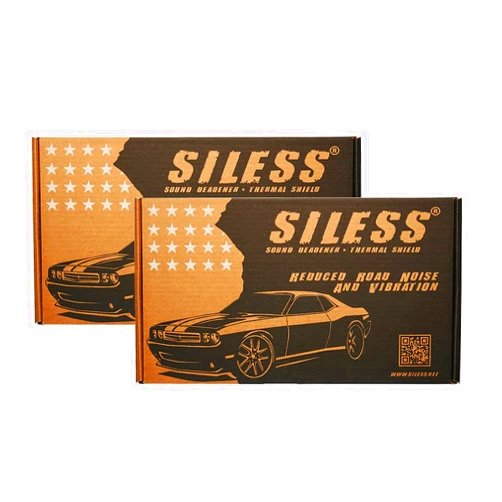 ‎Siless Set of Siless 80 mil 36 sqft & Siless Liner 157 mil 36 sqft Car Sound Deadening mat - Automotive Sound Deadener - Noise Insulation and Vibration Dampening Material