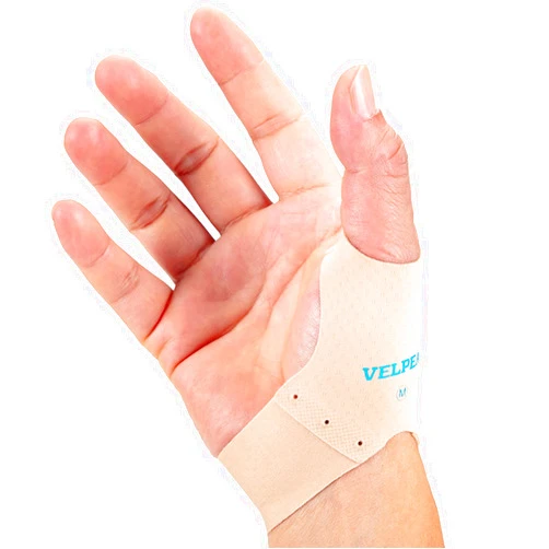 Velpeau Elastic Thumb Support Brace Layer (2 PCS) - Soft Thumb Compression Sleeve Protector for Relieving Pain, Arthritis, Joint Pain, Tendonitis, Sprains, Sports (Medium)