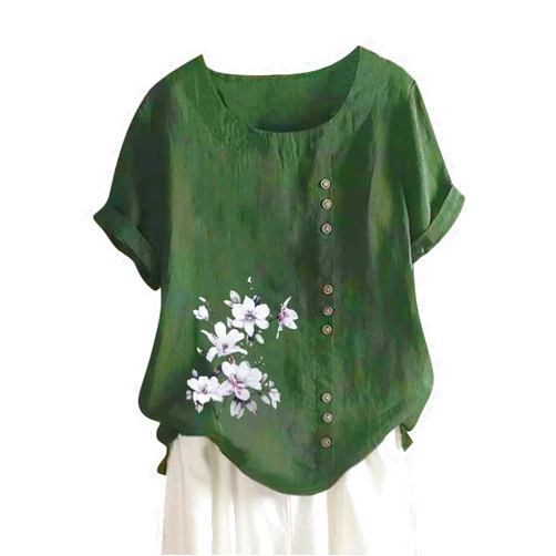 Kiosan Linen Tops Women Womens Dressy Tops and Blouses Womens Workwear Women's Dress Blouses Black Womens Shirts