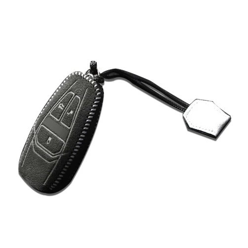 QYBD AUTO Alcantara Suede Leather Car Remote Key Fob Case Cover Shell Accessories For Aston Martin (A1)