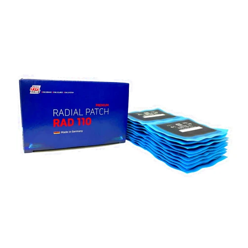Rema Tip Top RAD110 Radial Tire Patches – 2” x 2-3/4” Self-Vulcanizing Flat Tire Universal Repair Patches – 20 Count