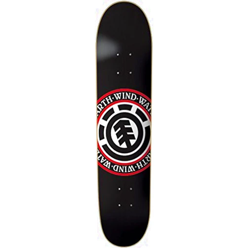 Element Elemental Seal 8.0 Black Thriftwood Skateboard Deck