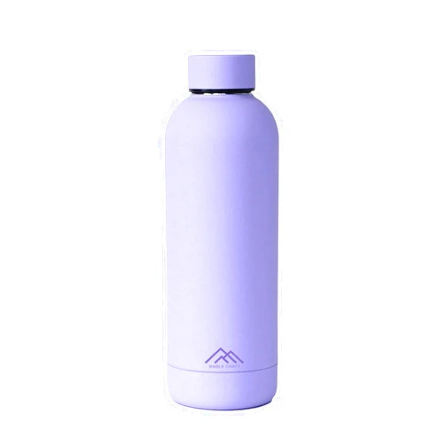 Mabla Craft MABLA Water Bottle Stainless Steel 500ml I Double Wall insulated Water Bottles for Hot Water Gym Bottle Stainless Steel Water Bottle for Kids School Flask Bottle Hot water bottle(Lavender)
