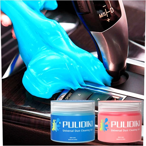 PULIDIKI Car Cleaning Gel Detailing Kit Automotive Dust Car Crevice Cleaner Slime Auto Air Vent Interior Detail Removal for Car Putty Cleaning Keyboard Cleaner Car Accessories