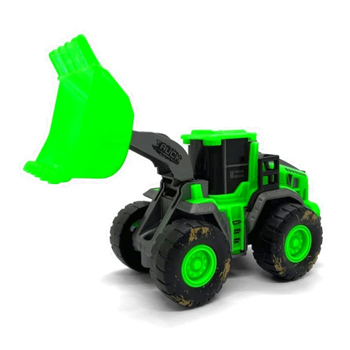 Ropipala Bulldozer Construction Toy Truck for 3 Year Old Boys Girls Kids, Toddler Cars Beach Sand Toys Excavator Digger Truck, Friction Powered Truck Building Vehicle Toy for Birthday Gift