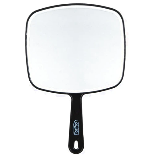 ForPro Professional Collection Premium Hand Mirror with Handle, 6.3