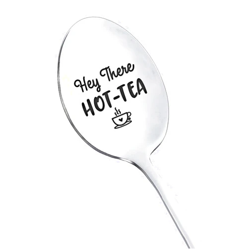 RFTWXHPN BFF Best Friends Spoon Gifts for Women Teen Girls Hey There Hot Tea Spoons for Best Friend Friendship Gift for Women Bestie Coffee Tea Lover Gifts Spoon