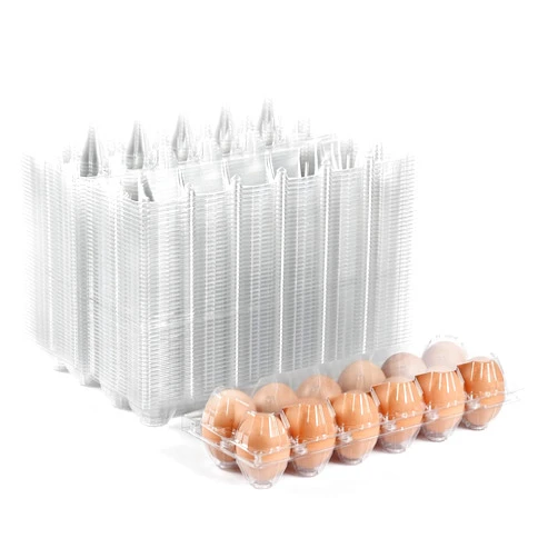 Generic Lifuope 120 Piece Transparent Egg Carton Plastic Egg Cartons Specs2×6 12 Individuai Plastic Egg Cartons Farm Egg Storage Size11×3.93×2.6inch