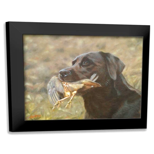 ArtDirect - Silver, John 24x19 Black Modern Framed Art Print Titled: 119a