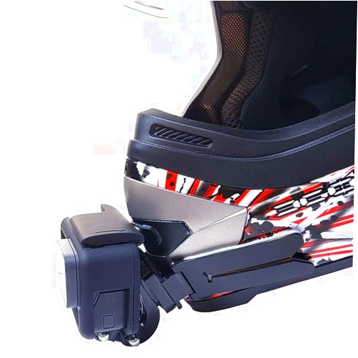 Lupholue Universal Updated Motorcycle Helmet Chin Mount Kits with Adhesive Pads for GoPro Hero 12, 11, 10, 9, 8, 7, (2018), 6 5, Hero Black, Session, Xiaomi Yi, SJCAM, Campark & Other Action Camera