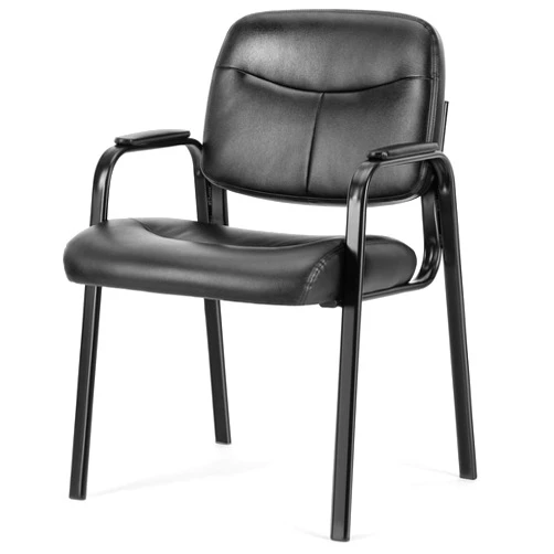 Pwigs Pretty&Popular Leather Conference Room Chairs with Padded Arms,1P