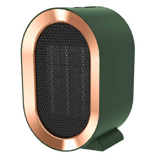 BOTNUW Electric Space Heater,1200W Energy Efficient Space Heaters for Indoor Use, Intelligent thermostat, Two-speed Adjustment Heater Fan for Office,Overheating Protection, Tip-Over Protection (Green)