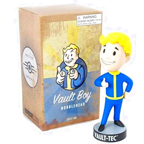 Gaming Heads Fallout 4: Vault Boy 111 Vault-Tec Bobbleheads - Series Two: Charisma, Blue, Yellow