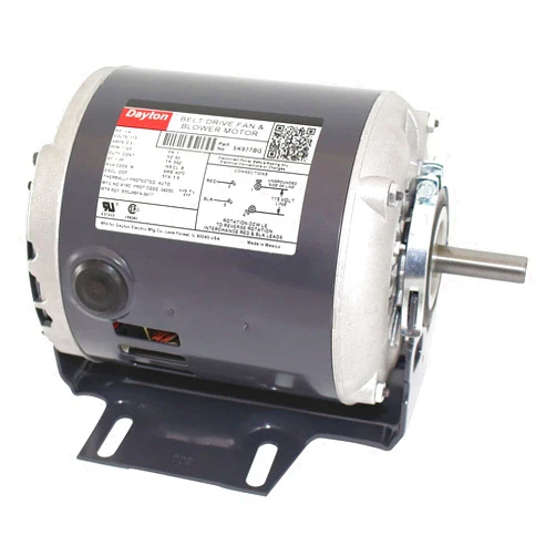 Dayton 5K977 Belt Drive Motor, Split-Phase, 1725 Nameplate RPM, 115V, Frame 56Z, 1/4 hp