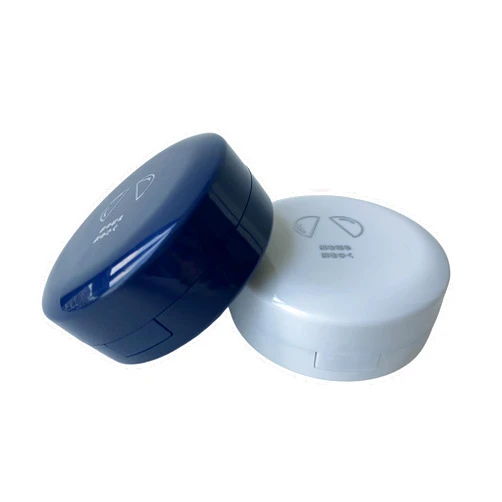 Fovoma Weekly Pill Organizers with Pill Cutter,Pill Splitter,Daily Pill Organizer, Round Medicine Organizer, 7 Day Pill Container, Vitamin Organizer for Vitamin Fish Oils Supplement (Navy Blue)