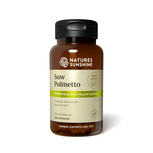 Nature's Sunshine Saw Palmetto, 100 Capsules, Kosher | Naturally Helps Improve Prostate Health and Helps Balance Hormones for Adult Men and Women