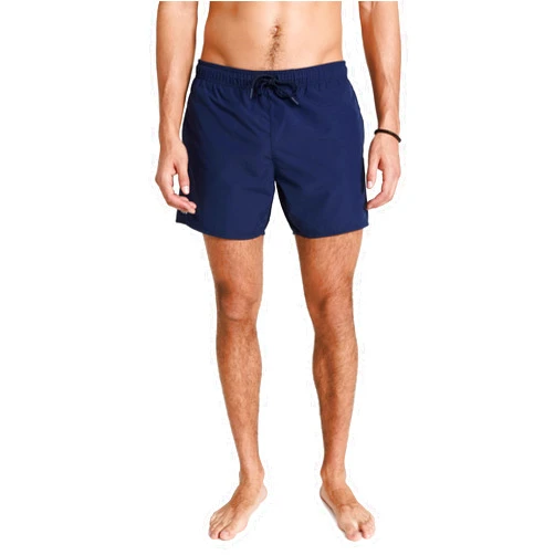 Lacoste Mens Solid Elastic Waist Swim Trunks