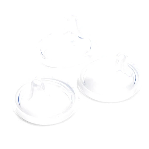 Boon Nursh Silicone Sippy Cup Lid - Convertible Transitional Sippy Spouts for Nursh Baby Bottles - Sippy Cup Lids for Babies - Baby Feeding Supplies - Ages 6 Months and Up - 3 Count