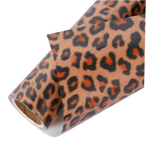TORC Leopard HTV Heat Transfer Vinyl Roll 12 inch x 5 ft Iron on Vinyl for T Shirts Crafts