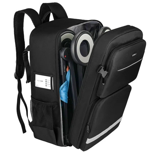 LEFOR·Z Stroller Travel Bag,Padded Stroller Backpack Compatible with Gb Pockit/GB Pockit+ All City/GB Pockit Air All Terrain/Cybex Libelle 2 Stroller,Large Capacity Stroller Accessories Storage Bag(Bag Only)