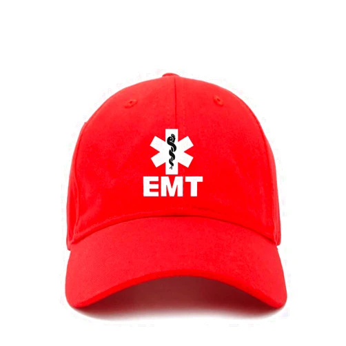 Tech Mrkt Emergency EMT Baseball Cap Embroidered Cotton Adjustable Dad Hat