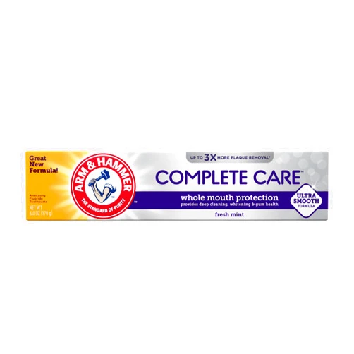 Arm & Hammer Complete Care Toothpaste, Fresh Mint, Whole Mouth Protection, 6.0oz