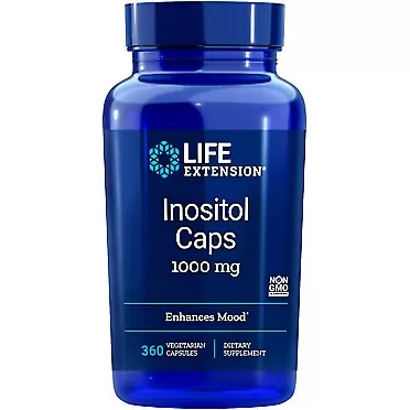 Life Extension Inositol 1000 mg, 360 Vegetarian Capsules