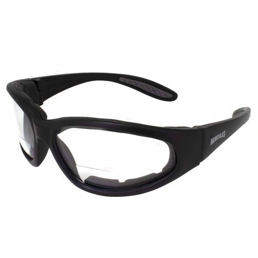 Global Vision Hercules Bifocal Anti-Fog Safety Glasses with EVA Foam, Clear Lens
