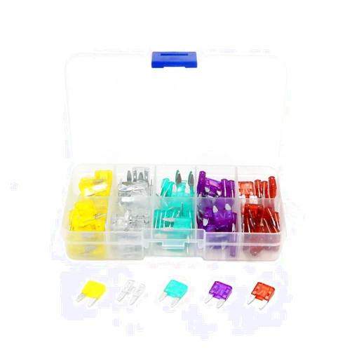XYBSDBTNR 100Pcs 20A 25A 30A 35A 40A ATM Auto Car Truck Boat SUV Mini Blade Type Fuse Kit
