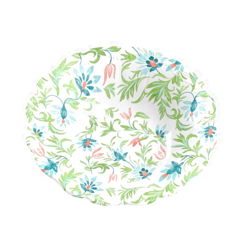 TarHong Tar Hong ABODE Homeware TT20746675 Chinoise Ribbotanical Cereal Bowl, Crack-resistant, 7.9 inches (20 cm), Stylish Design, Plastic, Dishwasher Safe, BPA Free, Salad, Soup, Deep Plates, Lunch & Dinner