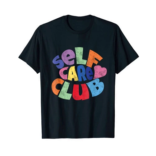 The crafty hedgehog studio Self care club design T-Shirt