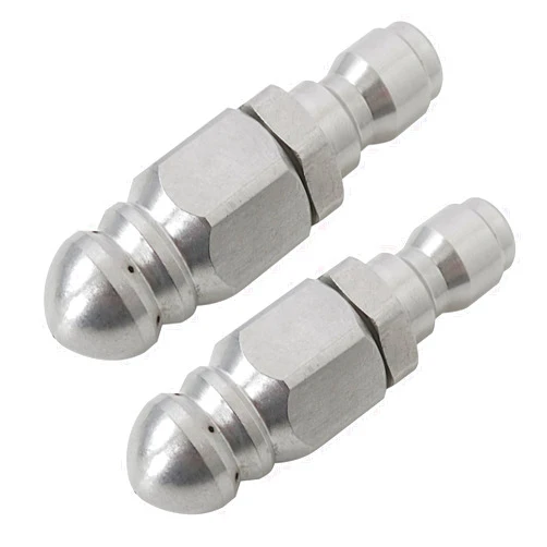 Xspeedonline 2026 Upgraded 2X Pressure Washer Sewer Jetter Nozzle with 1/4'' Quickly Connector,Pressure Drain Jet Hose Nozzle