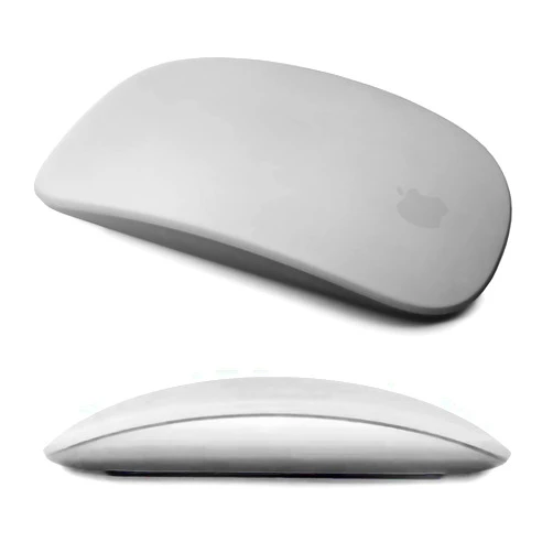 IRAINSUN Mouse Silicone Case, for Apple Magic Mouse 1&2, Drop Proof, Dust Proof, Ultra Thin Cover (Black)