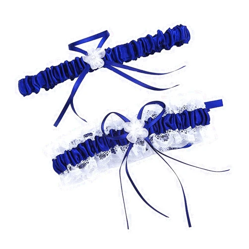 JustMyDress Women Wedding Bridal Legs Garter Set Bridal Garters Lace Belt with Toss Away JW20
