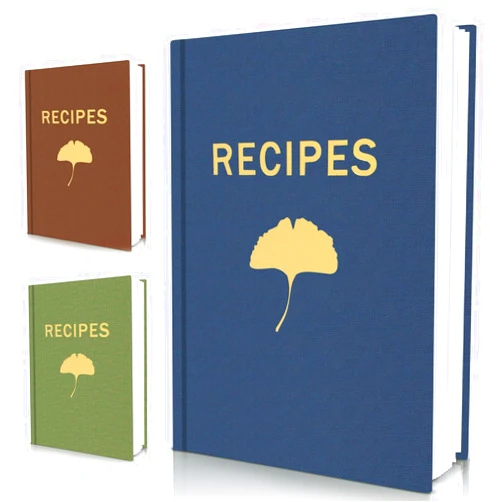 Serrenf Hardcover Blank Recipe Book - Perfect Blank Recipe book to Write in Your Own Recipes, Simplified Blank Cookbook to Organize Your Recipes