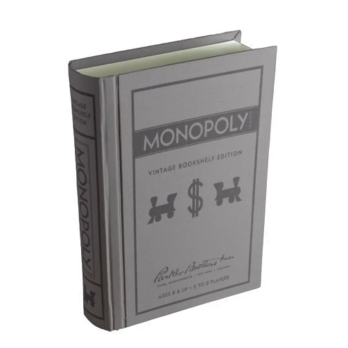 WS Game Company Monopoly Vintage Bookshelf Edition