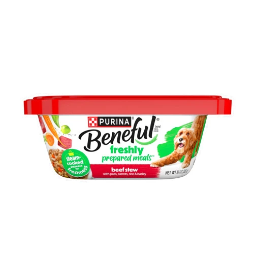 Beneful Purina Beneful Gravy Wet Dog Food, Prepared Meals Beef Stew - (8) 10 oz. Tubs