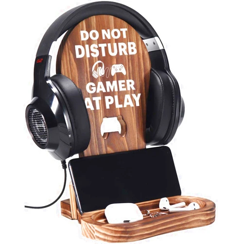 OCCdesign Gamer Gifts for Teenage Boy Men, Gamer Headset Stand for Gaming, Game Room Decoration, Gamer Gifts for Son Grandson Dad Boyfriend, Easter Basket Stuffers for Teens