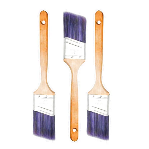 SunBay Paint Brush Set - 3 Each - 2 Inch Angle Brush Set for All Latex & Oil Based Paint and Stains