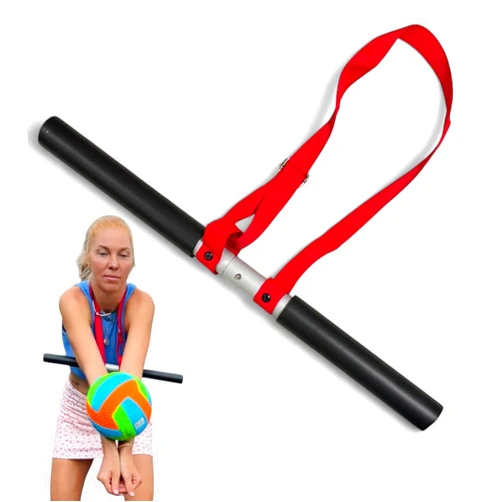 BOARDEE Bump-Pass Volleyball Training Equipment Kit for Proper Passing Technique – Foldable Sticks with Adjustable Fit and Foam-Padded Ends – Training Volleyball Gifts for Solo or Team Practice