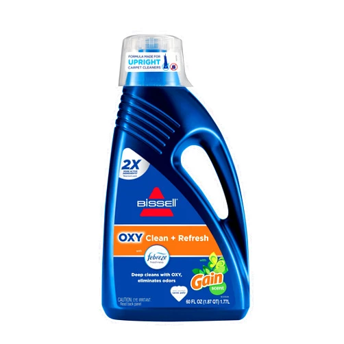 Bissell OXY Clean + Refresh with Febreze Original Gain Scent Formula (60oz), Upright Carpet Cleaner Formula for Capets, Upholstery & Stairs