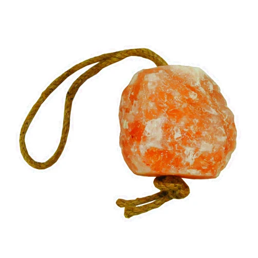 Jolly Pets Horsemen's Pride Himalayan Salt Block on Rope for Horses, 4.4 Pounds, SS44
