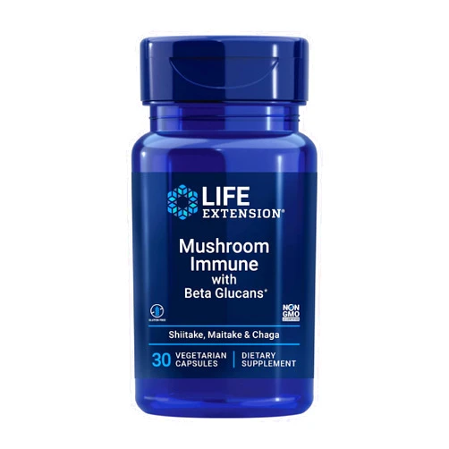 Life Extension Mushroom Immune with Beta Glucans