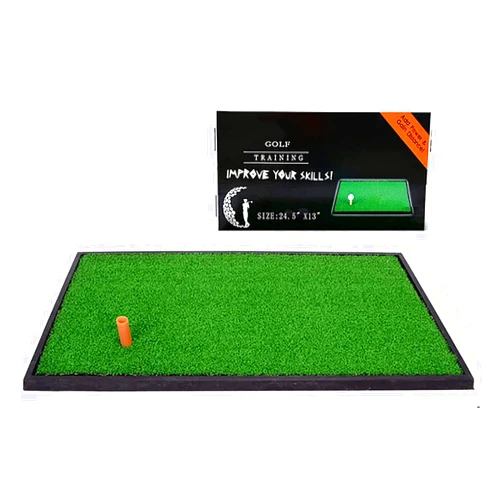 SZYARA Golf Hitting Mat Indoor/Outdoor Practice Grass Mat Putting Green Training Aids Rubber Base Swing Mat,6333Cm