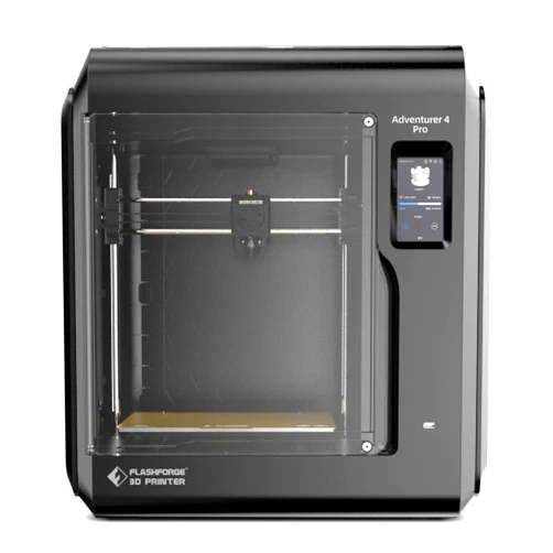 Creator Flashforge Adventurer 4 Pro 3D Printer, 4X Faster Printing Speed Auto Leveling 3D Printer with Flexible PEI Plate for Beginners