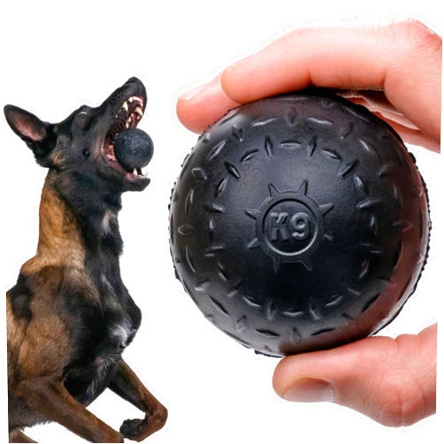 Monster K9 Dog Toys Monster K9 Indestructible Dog Ball - Lifetime Replacement - Medium & Large Breeds - Ultra Durable for Aggressive Chewers - Chew & Fetch - 2.8in. Solid (Tennis Ball Sized)