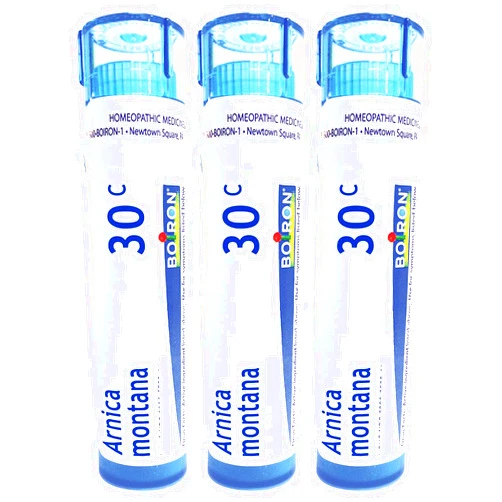 Boiron Arnica Montana 30c Homeopathic Medicine for Muscle Pain and Stiffness - 80 Pellets (Pack of 3)